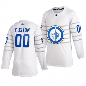 Winnipeg Jets Custom Weiß Adidas 2020 NHL All-Star Trikot Authentic - Herren